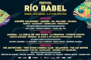 Cartel oficial del Festival Río Babel 2024.